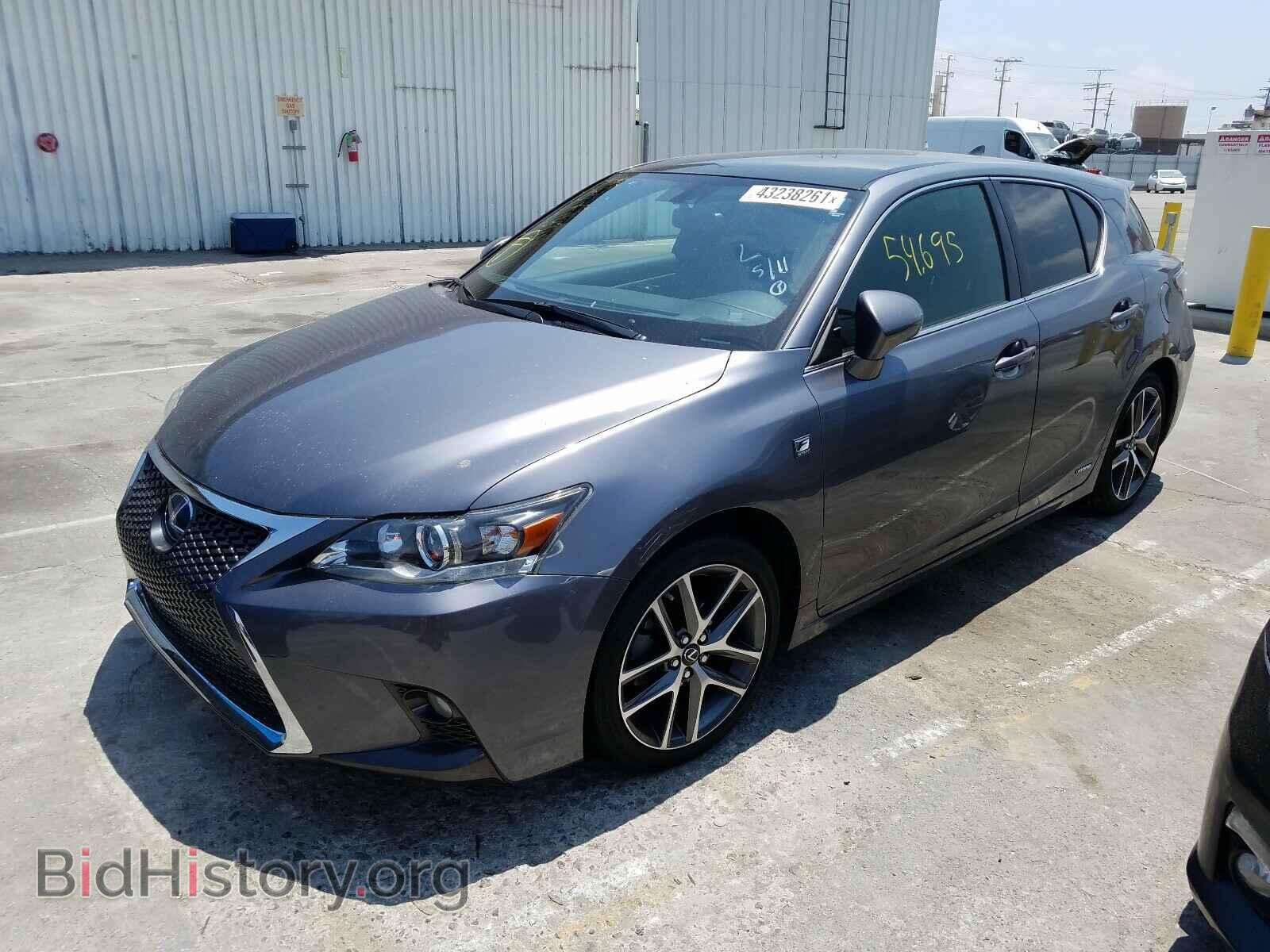 2016 LEXUS CT 200 - VIN: JTHKD5BH3G2255008 - Фото 2