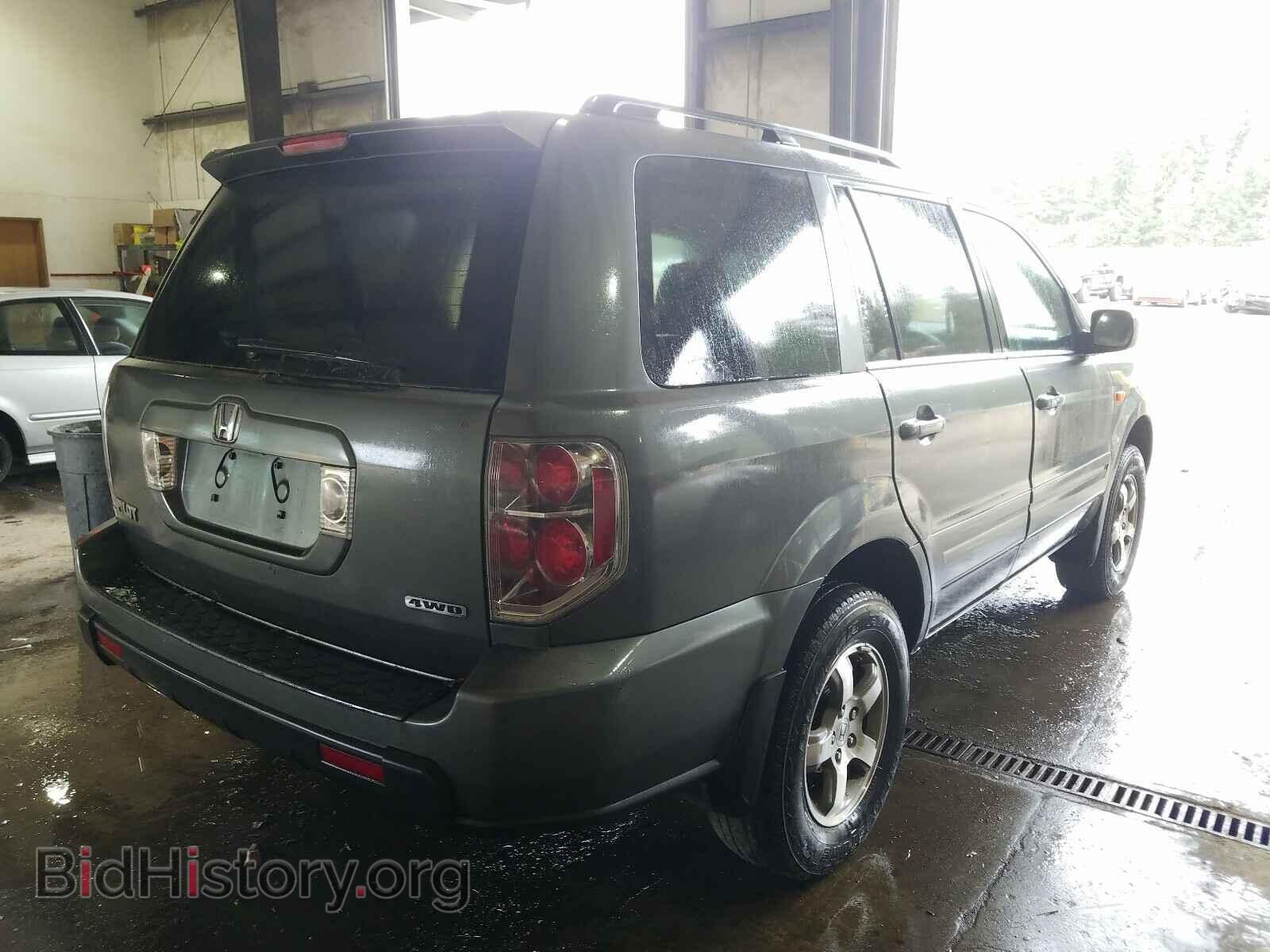 2007 HONDA PILOT - VIN: 2HKYF18567H507974 - Фото 4