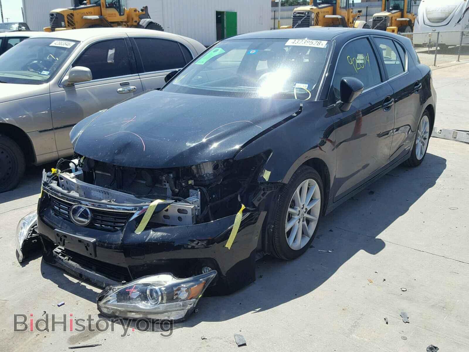 2011 LEXUS CT 200 - VIN: JTHKD5BH3B2035697 - Фото 2