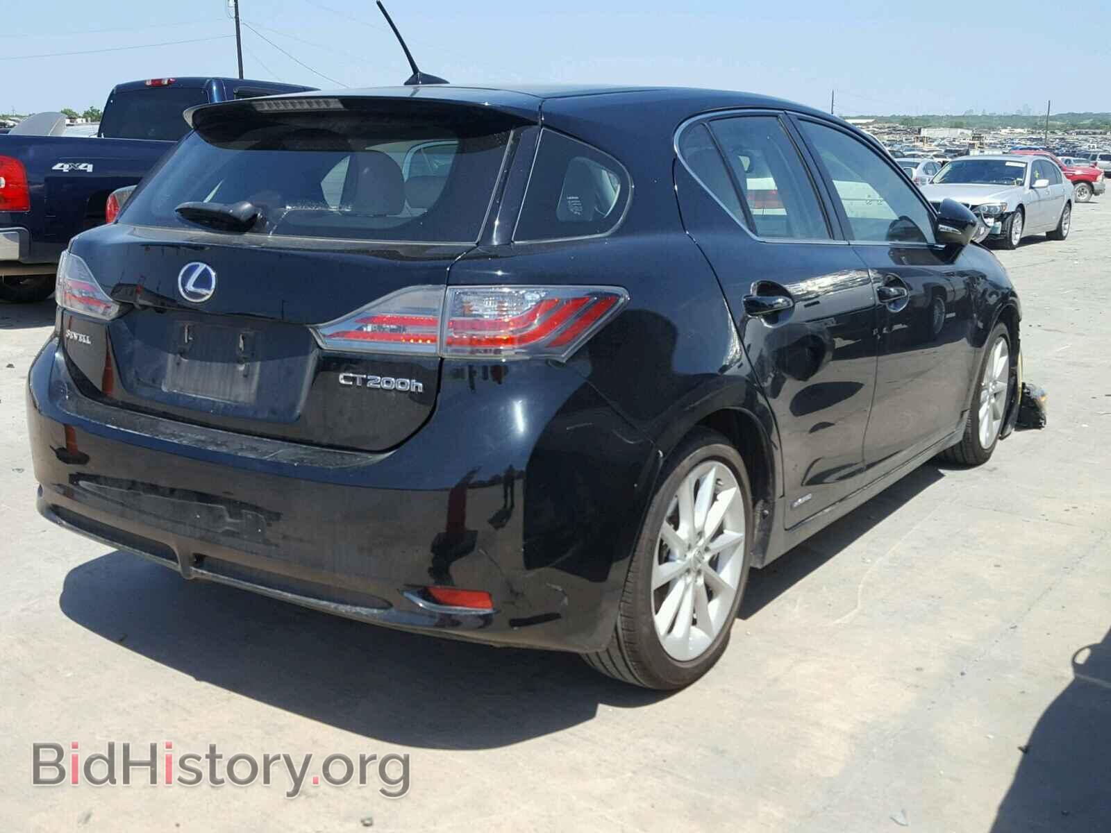 2011 LEXUS CT 200 - VIN: JTHKD5BH3B2035697 - Фото 4