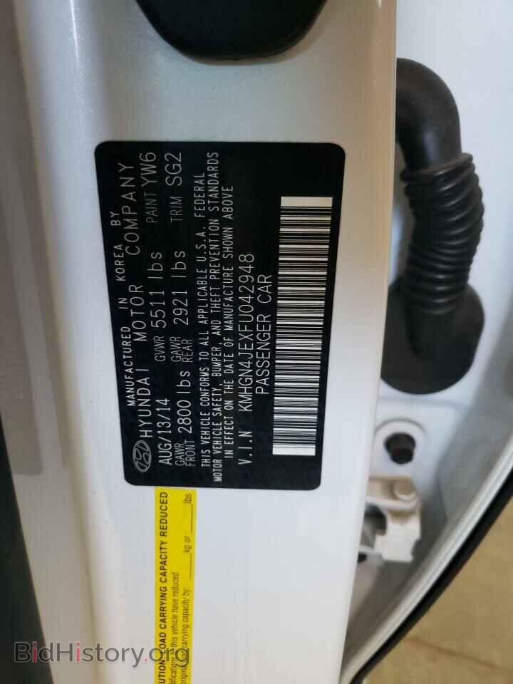 2015 HYUNDAI GENESIS - VIN: KMHGN4JEXFU042948 - Фото 13