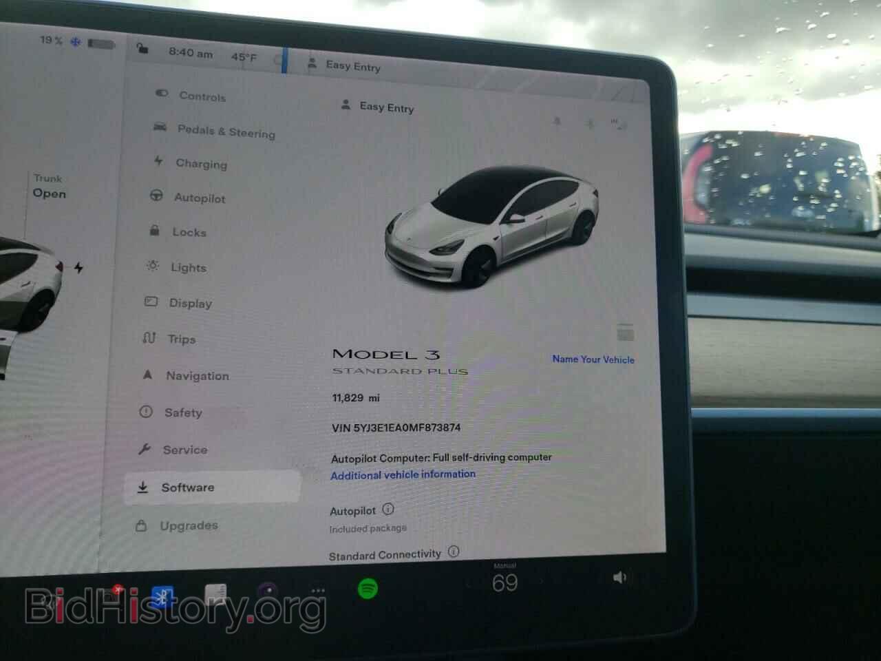 2021 TESLA MODEL 3 - VIN: 5YJ3E1EA0MF873874 - Фото 9
