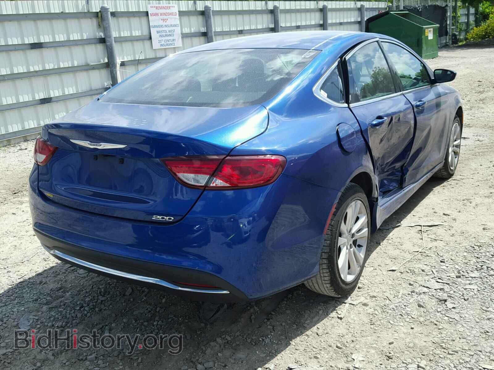 2016 CHRYSLER 200 - VIN: 1C3CCCAB5GN140665 - Фото 4
