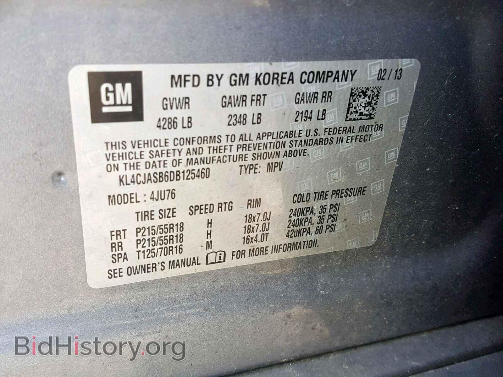 2013 BUICK ENCORE - VIN: KL4CJASB6DB125460 - Photo 10