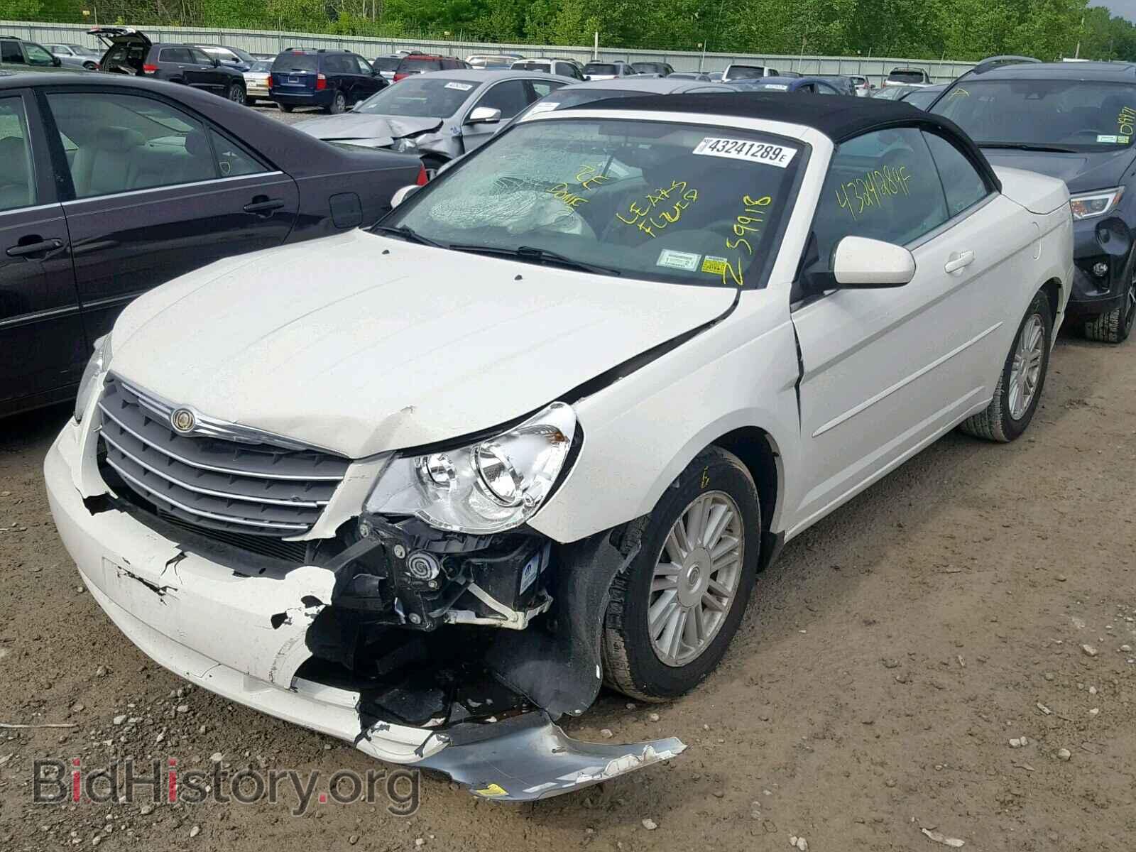 2008 CHRYSLER SEBRING - VIN: 1C3LC55R58N262155 - Фото 2