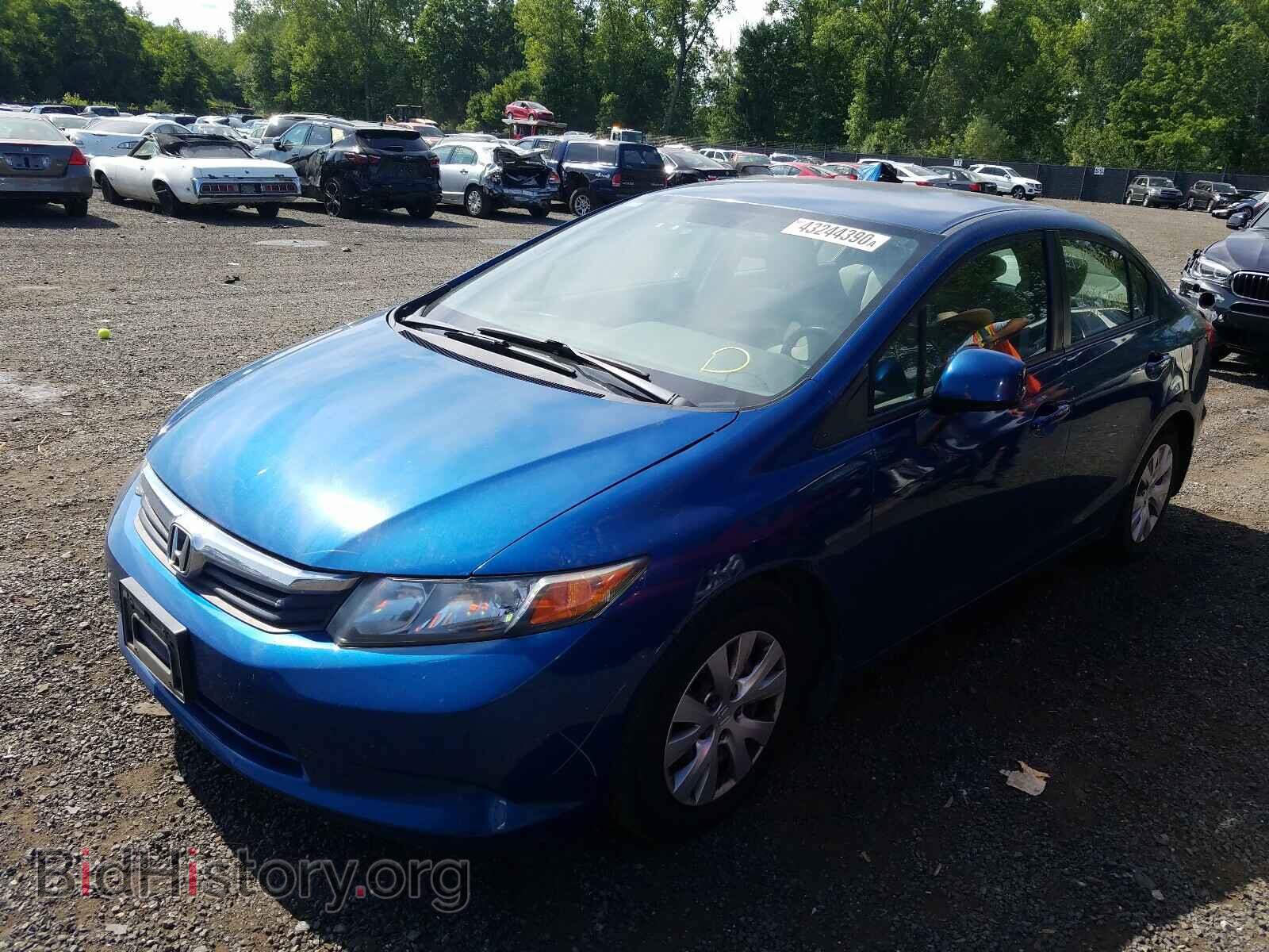 2012 HONDA CIVIC - VIN: 2HGFB2F55CH571147 - Фото 2