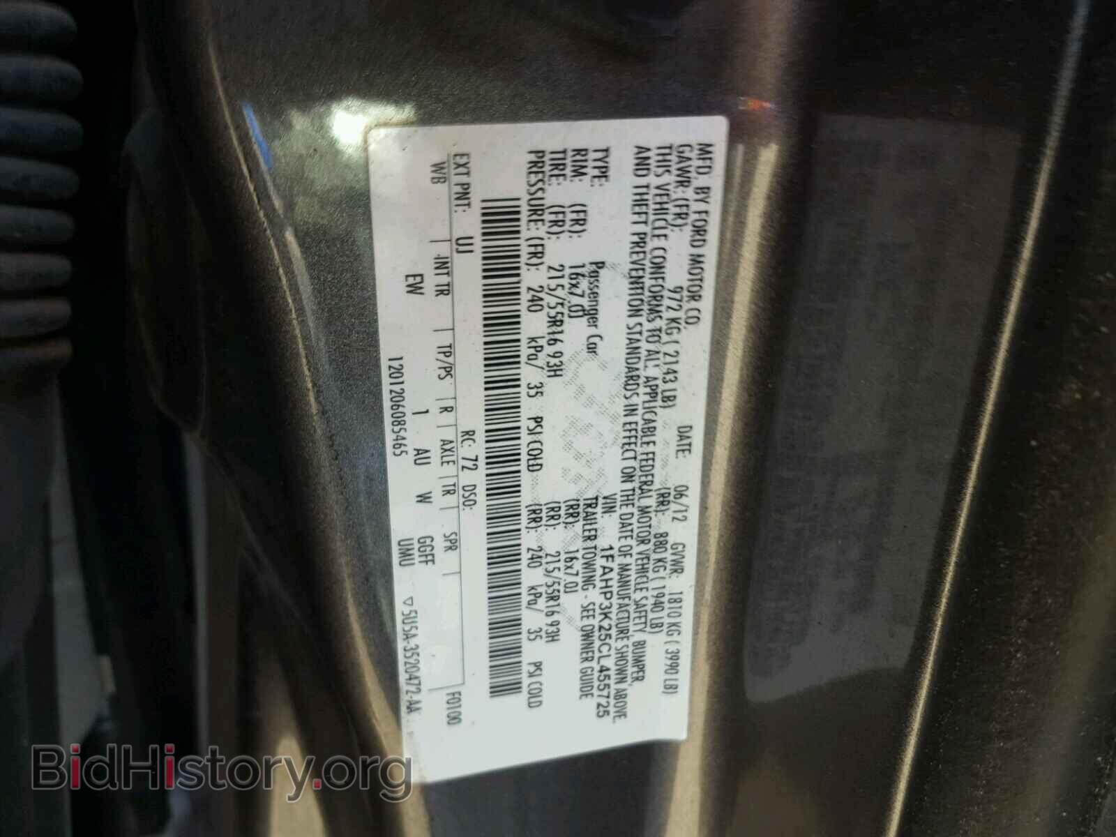 2012 FORD FOCUS - VIN: 1FAHP3K25CL455725 - Photo 10