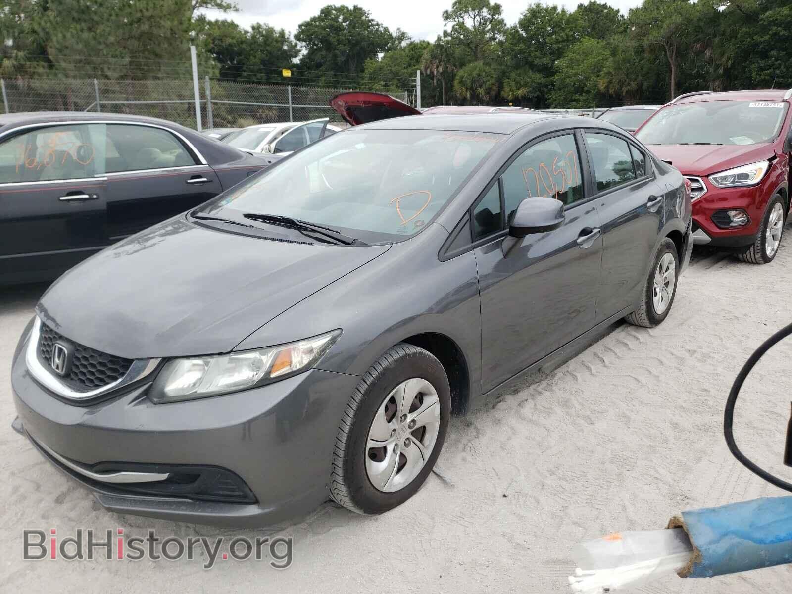 2013 HONDA CIVIC - VIN: 2HGFB2F58DH507721 - Фото 2
