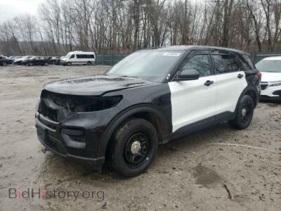 2021 Ford EXPLORER Police Interceptor, black — VIN 1FM5K8AW4MNA20581, Copart