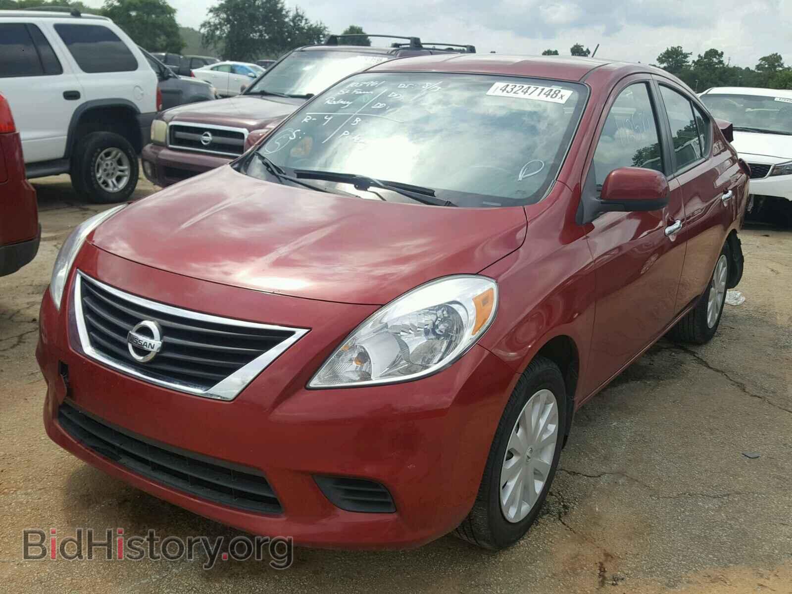 2012 NISSAN VERSA - VIN: 3N1CN7AP1CL857103 - Фото 2
