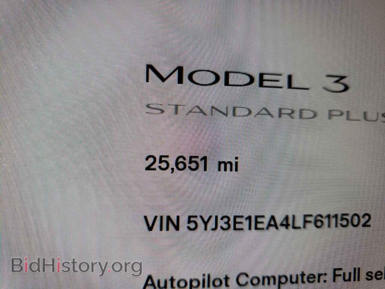 2020 TESLA MODEL 3 - VIN: 5YJ3E1EA4LF611502 - Фото 8
