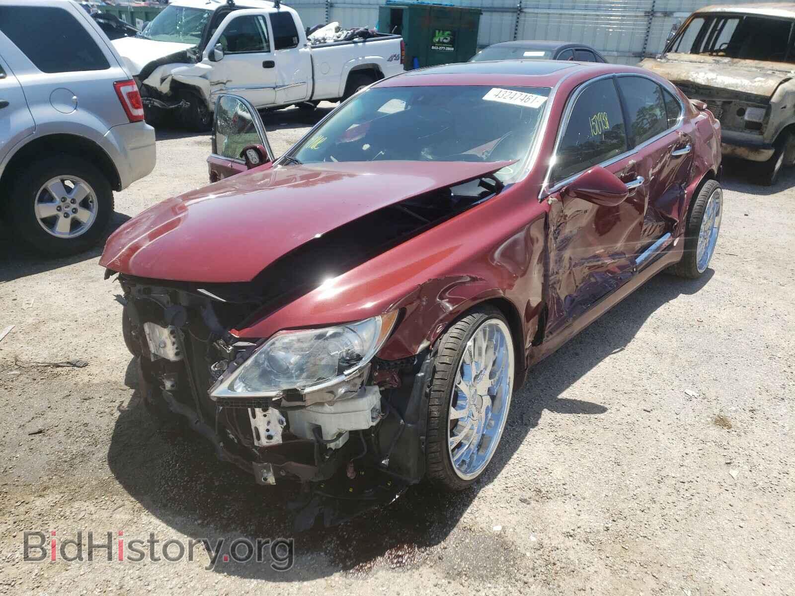 2007 LEXUS LS460 - VIN: JTHBL46F775041806 - Фото 2