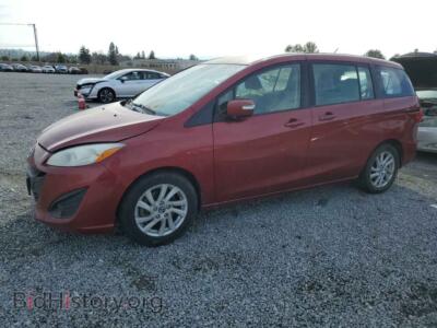 2015 Mazda 5 Sport, red — VIN JM1CW2BL8F0184689, Copart