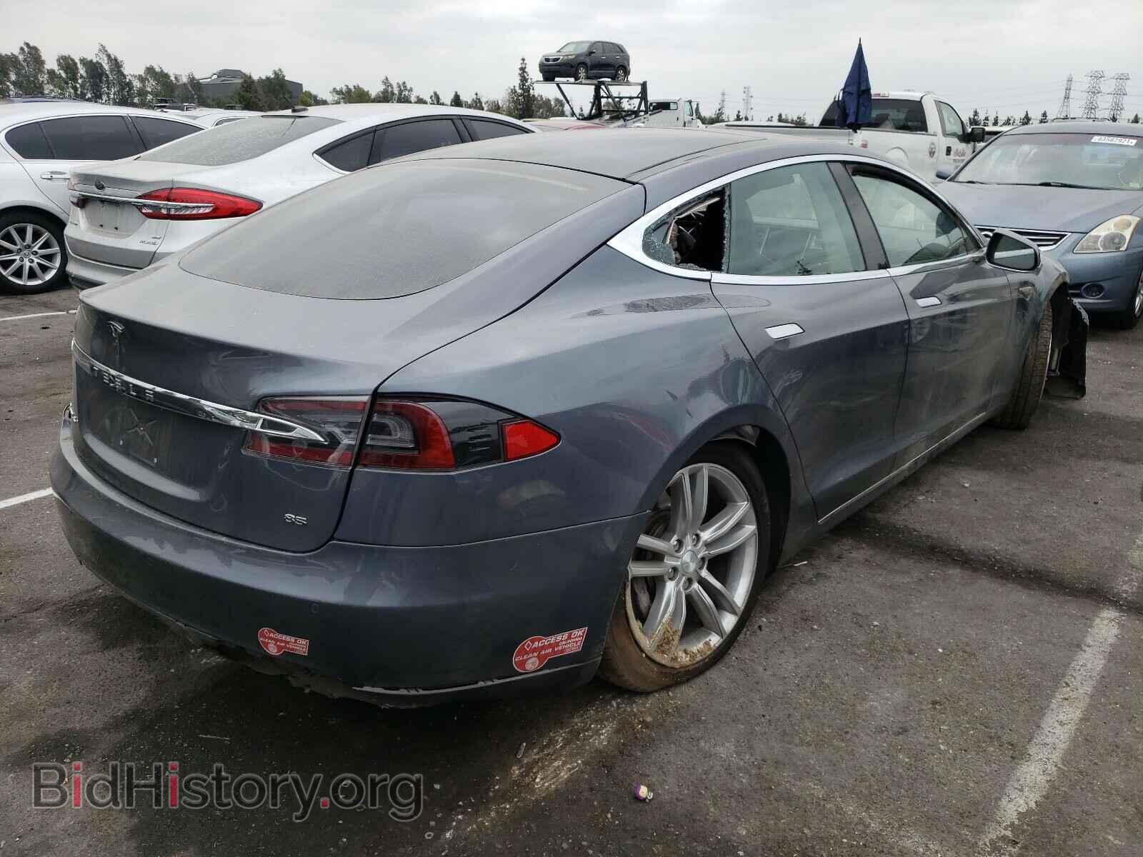 2014 TESLA MODEL S - VIN: 5YJSA1H16EFP28682 - Фото 4
