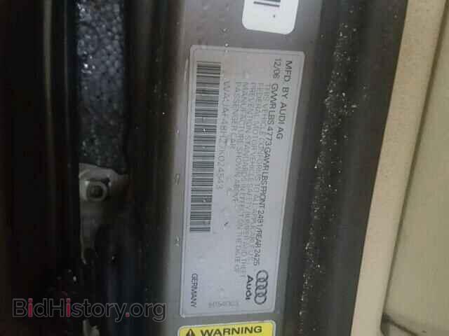 2007 AUDI A4 - VIN: WAUAF48H27K024543 - Фото 10