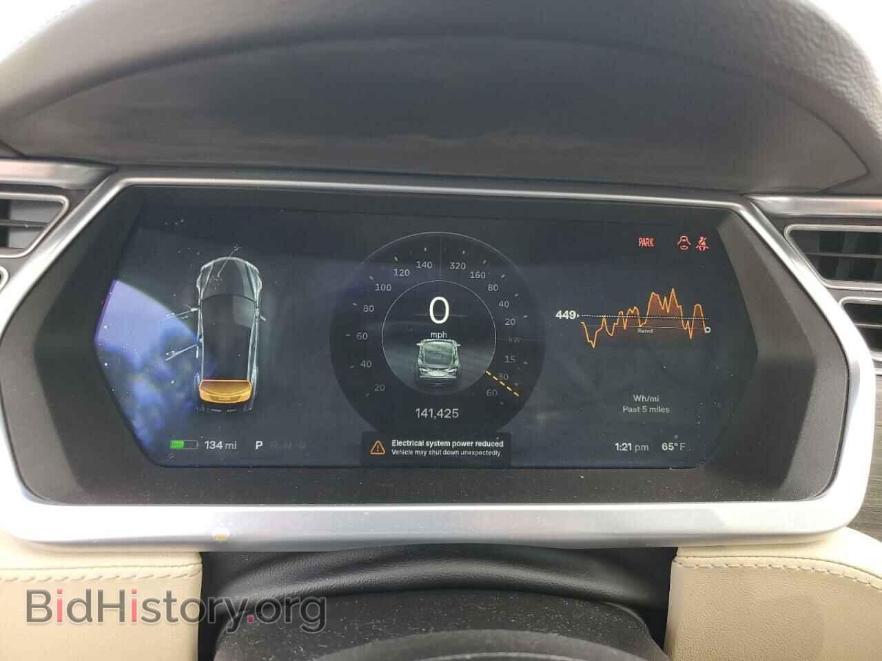 2014 TESLA MODEL S - VIN: 5YJSA1H10EFP32887 - Фото 9