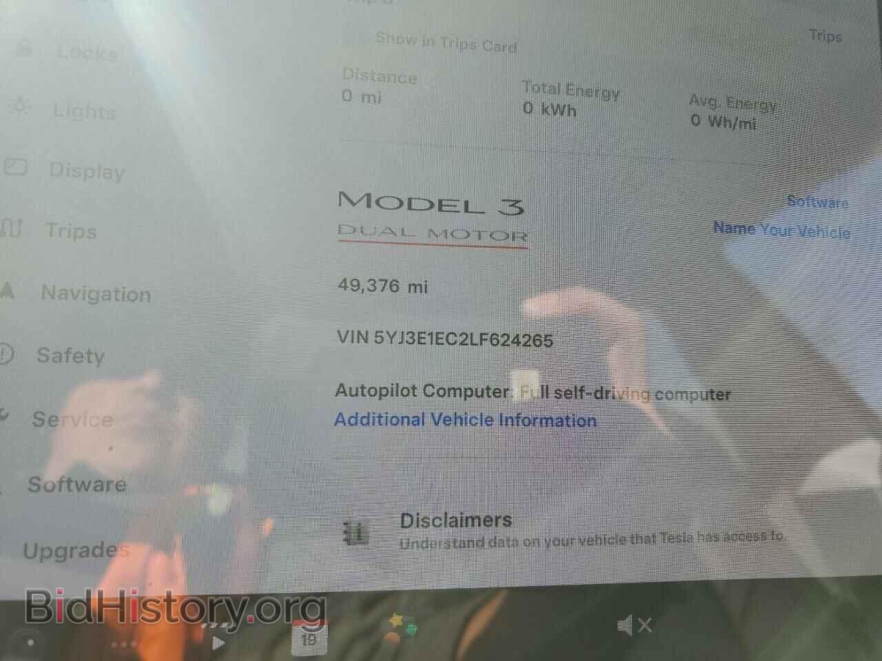 2020 TESLA MODEL 3 - VIN: 5YJ3E1EC2LF624265 - Фото 9
