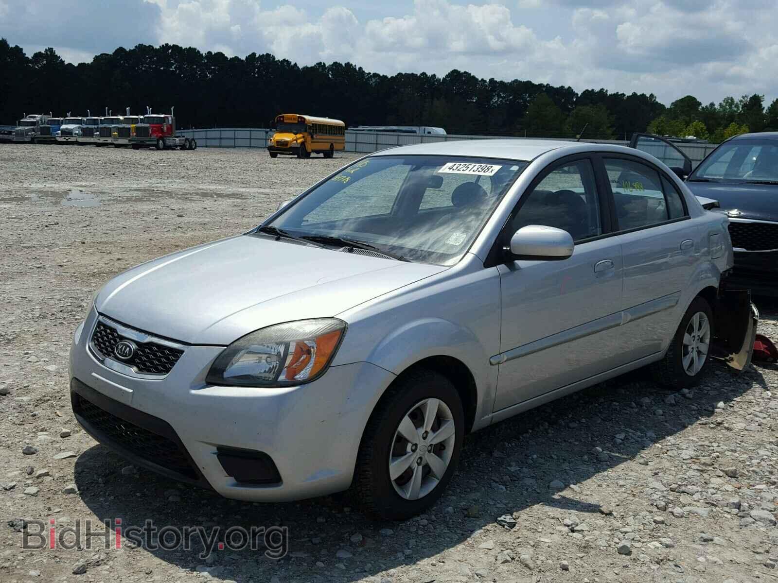 2011 KIA RIO BASE - VIN: KNADH4A34B6916381 - Фото 2