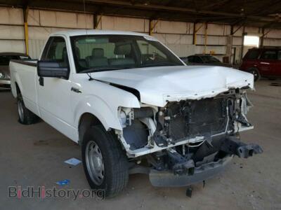 2013 Ford F150, белый — VIN 1FTMF1CM0DKF00397, Copart
