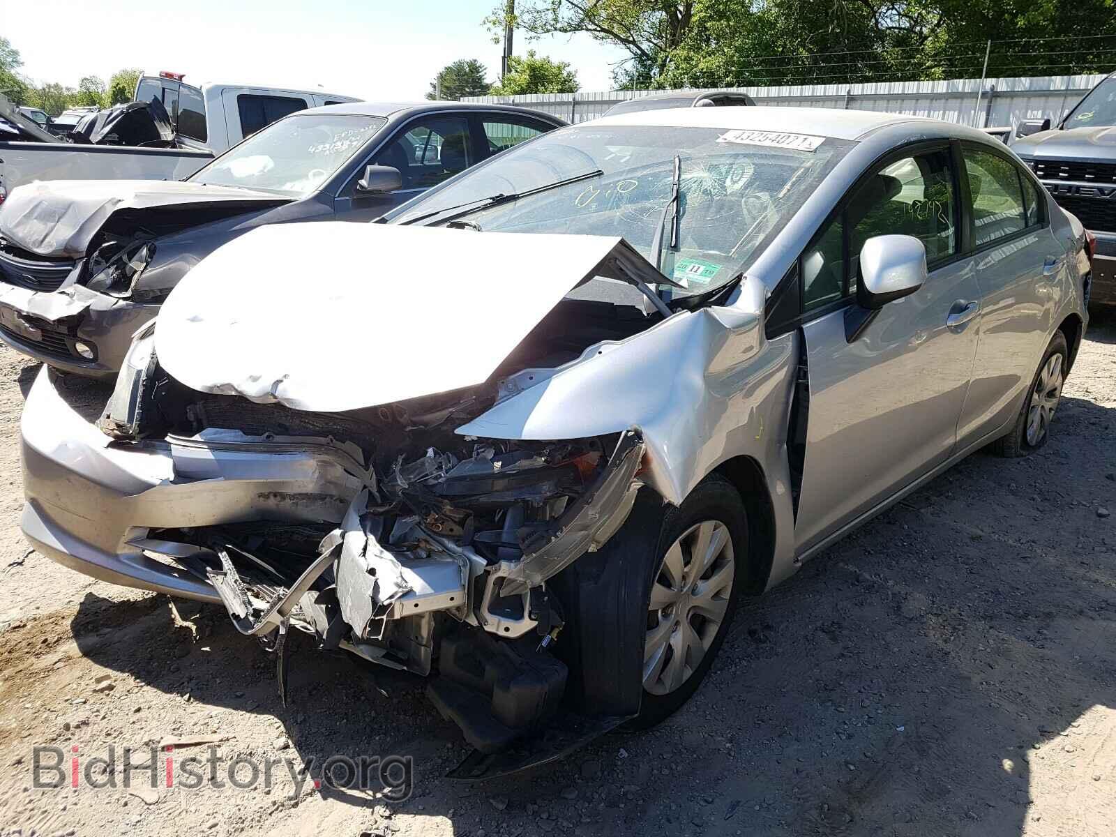 2012 HONDA CIVIC - VIN: 2HGFB2F53CH314987 - Фото 2