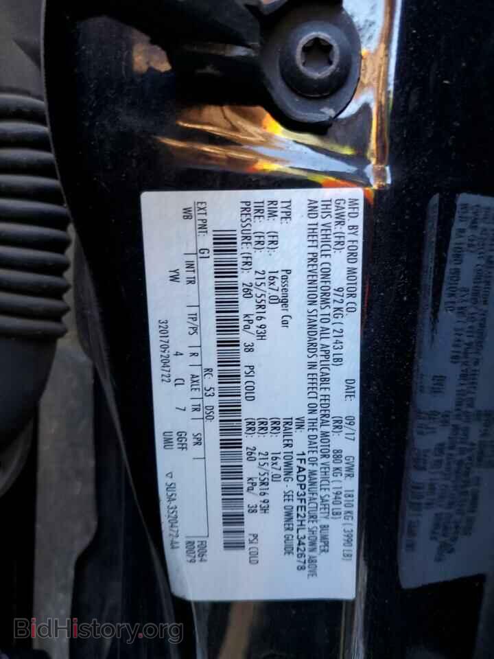 2017 FORD FOCUS - VIN: 1FADP3FE2HL342678 - Photo 12