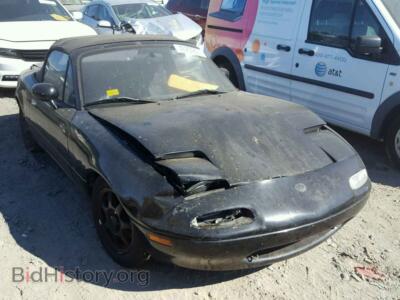 1996 Mazda MIATA MX-5 Miata, black — VIN JM1NA3534T0700566, Copart