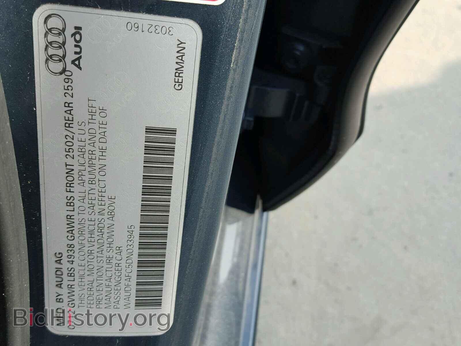 2013 AUDI A6 - VIN: WAUDFAFC5DN033945 - Photo 10