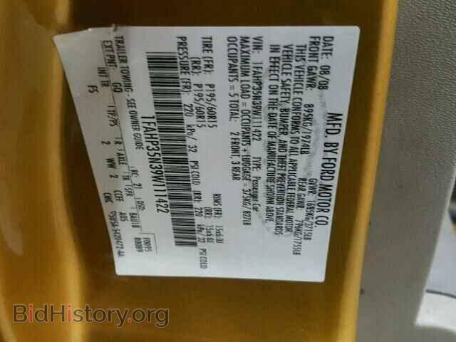 2009 FORD FOCUS - VIN: 1FAHP35N39W111422 - Фото 10