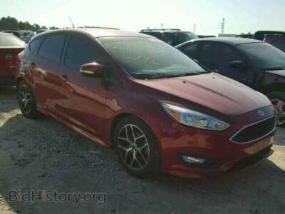 2015 Ford FOCUS, красный — VIN 1FADP3K29FL313445, Copart