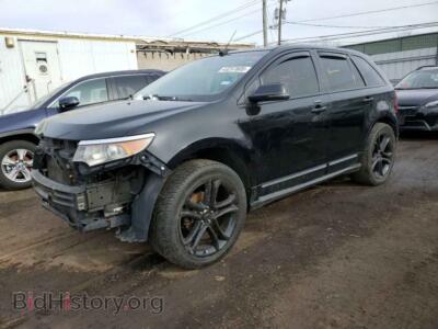2012 Ford EDGE Sport, black — VIN 2FMDK3AK6CBA03187, Copart