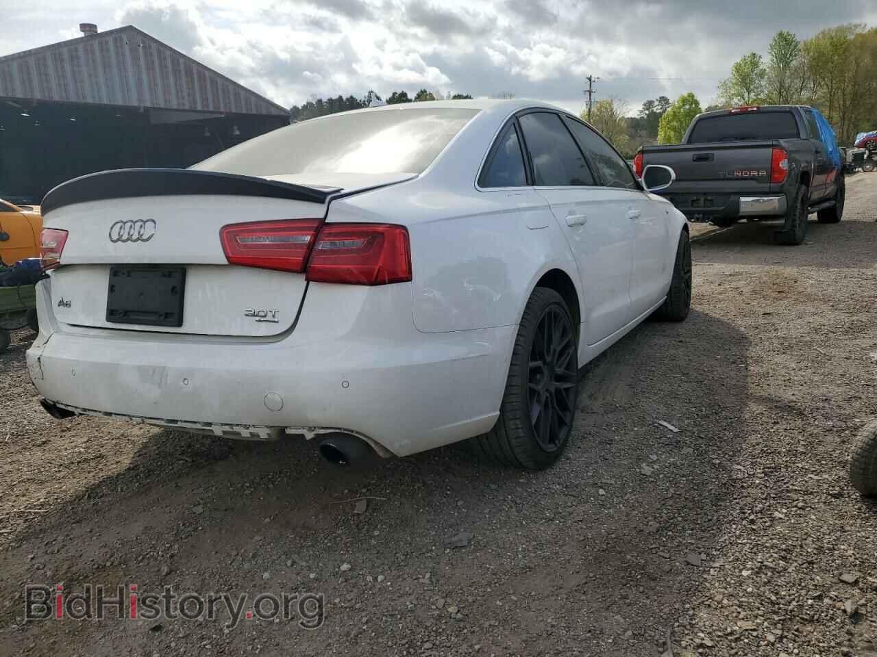 2012 AUDI A6 - VIN: WAUGGAFC0CN068935 - Фото 3