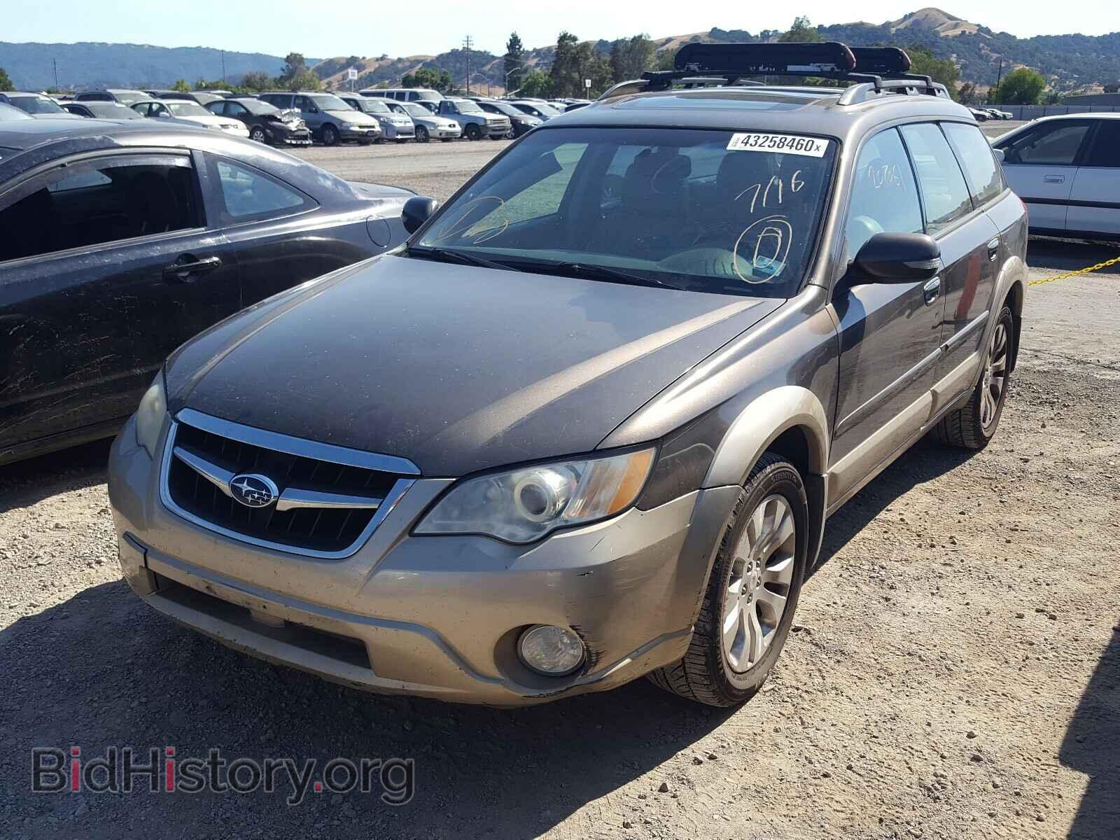 2008 SUBARU OUTBACK - VIN: 4S4BP86C484308423 - Фото 2
