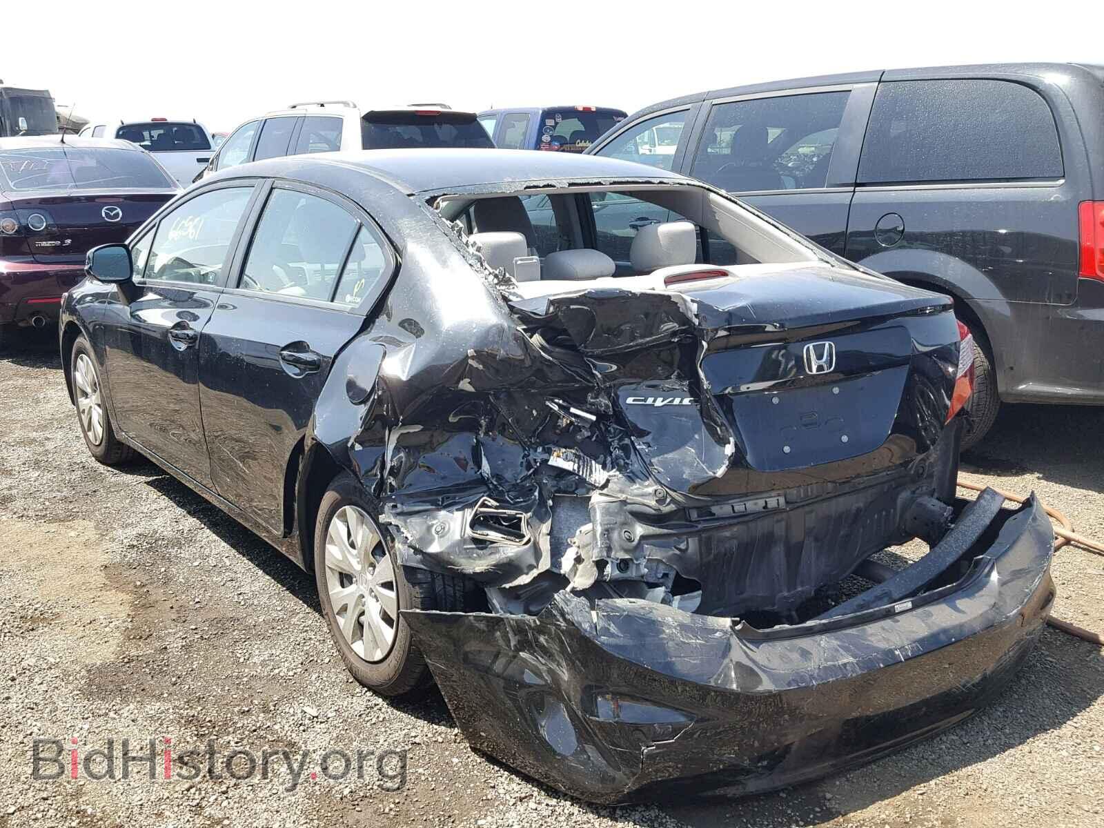 2012 HONDA CIVIC LX - VIN: 19XFB2F53CE075421 - Фото 3