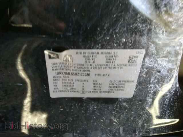 2017 GMC ACADIA - VIN: 1GKKNMLS5HZ125036 - Фото 10