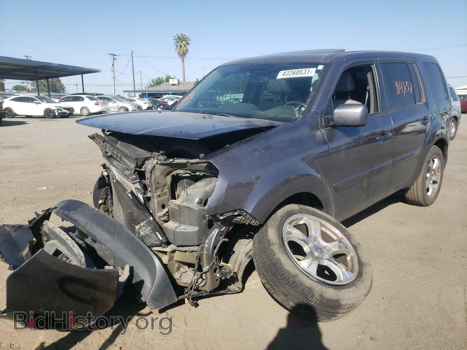 2015 HONDA PILOT - VIN: 5FNYF3H52FB024930 - Фото 2