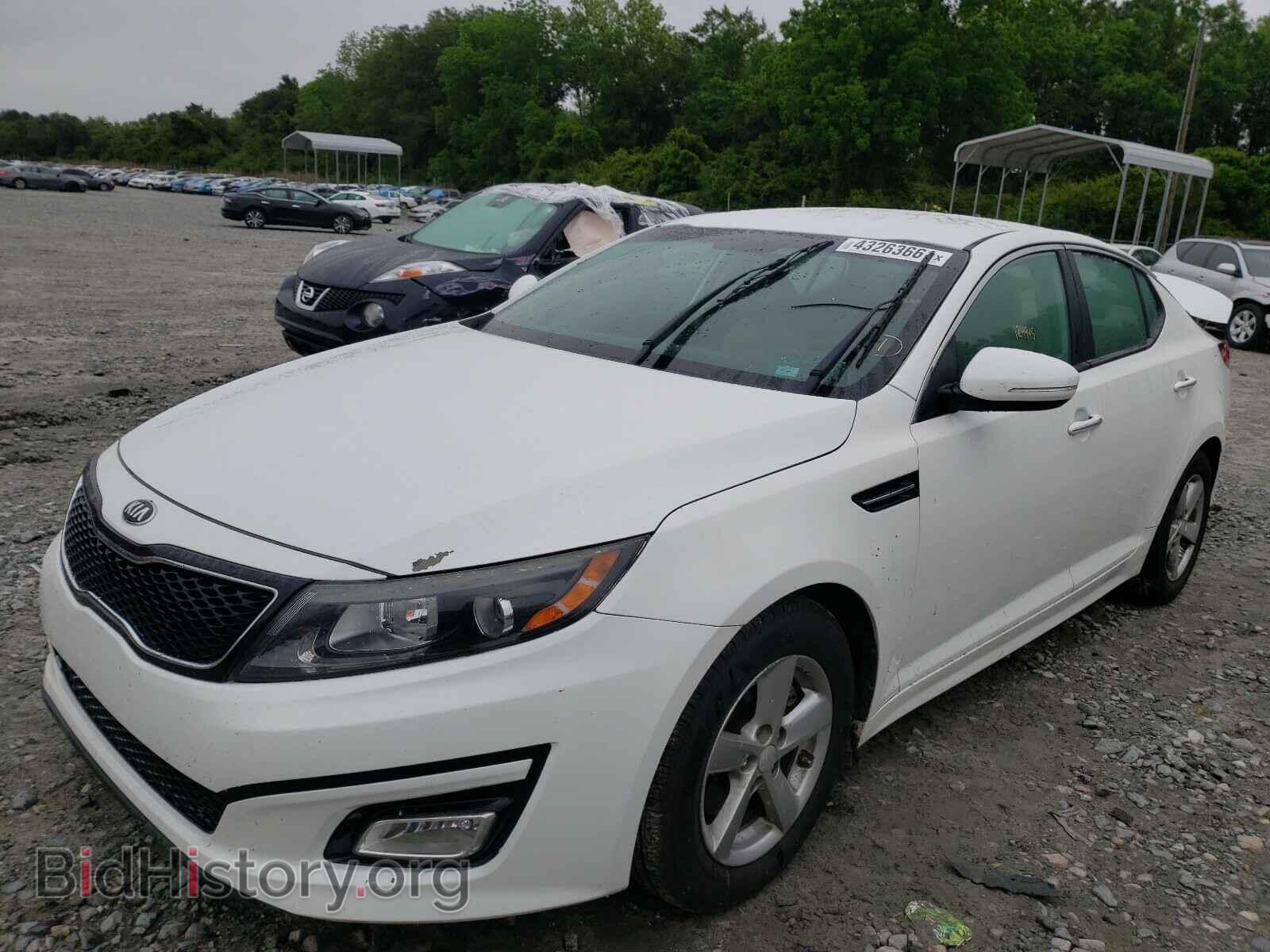 2015 KIA OPTIMA - VIN: 5XXGM4A77FG397042 - Фото 2