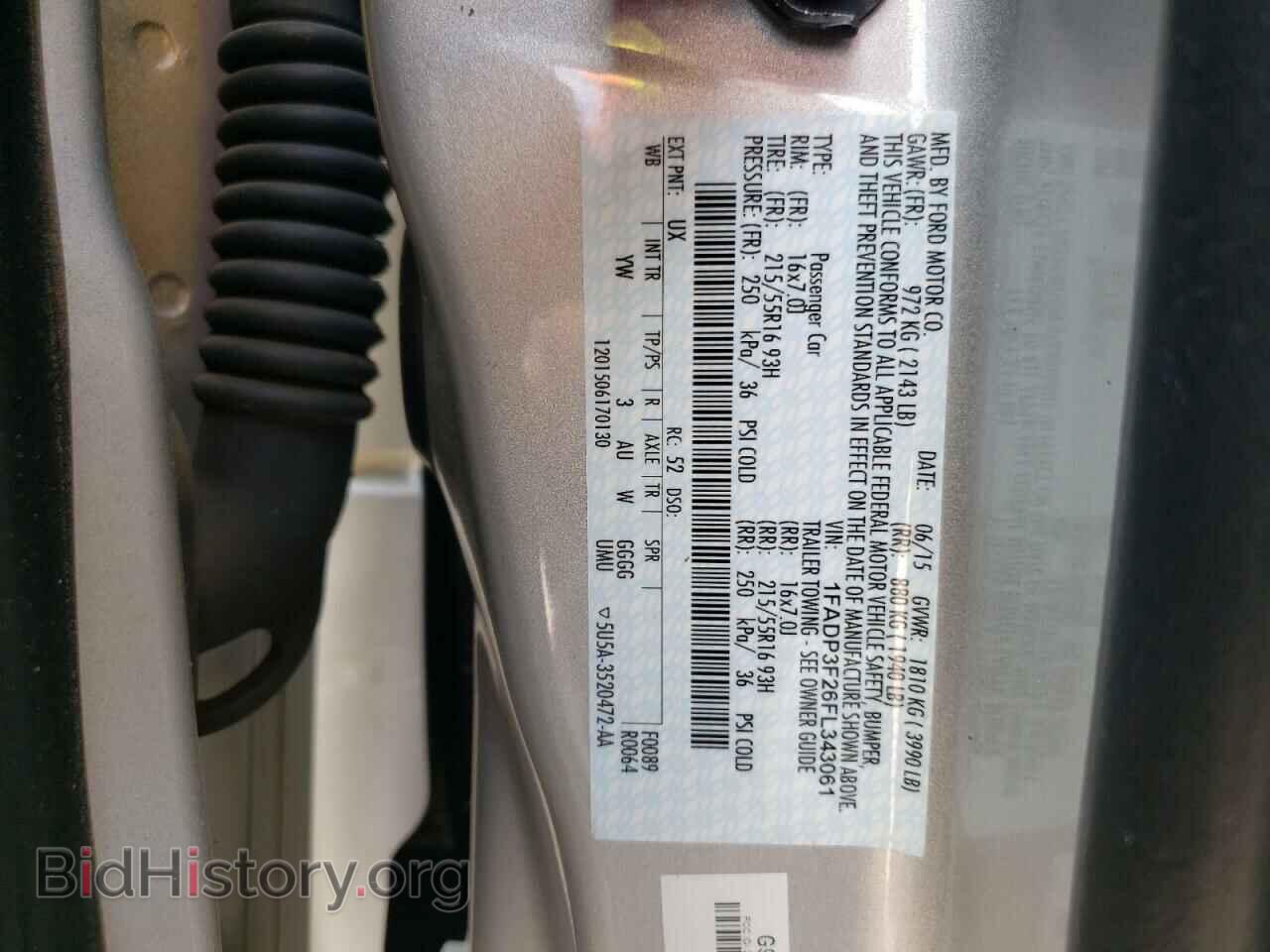 2015 FORD FOCUS - VIN: 1FADP3F26FL343061 - Фото 10