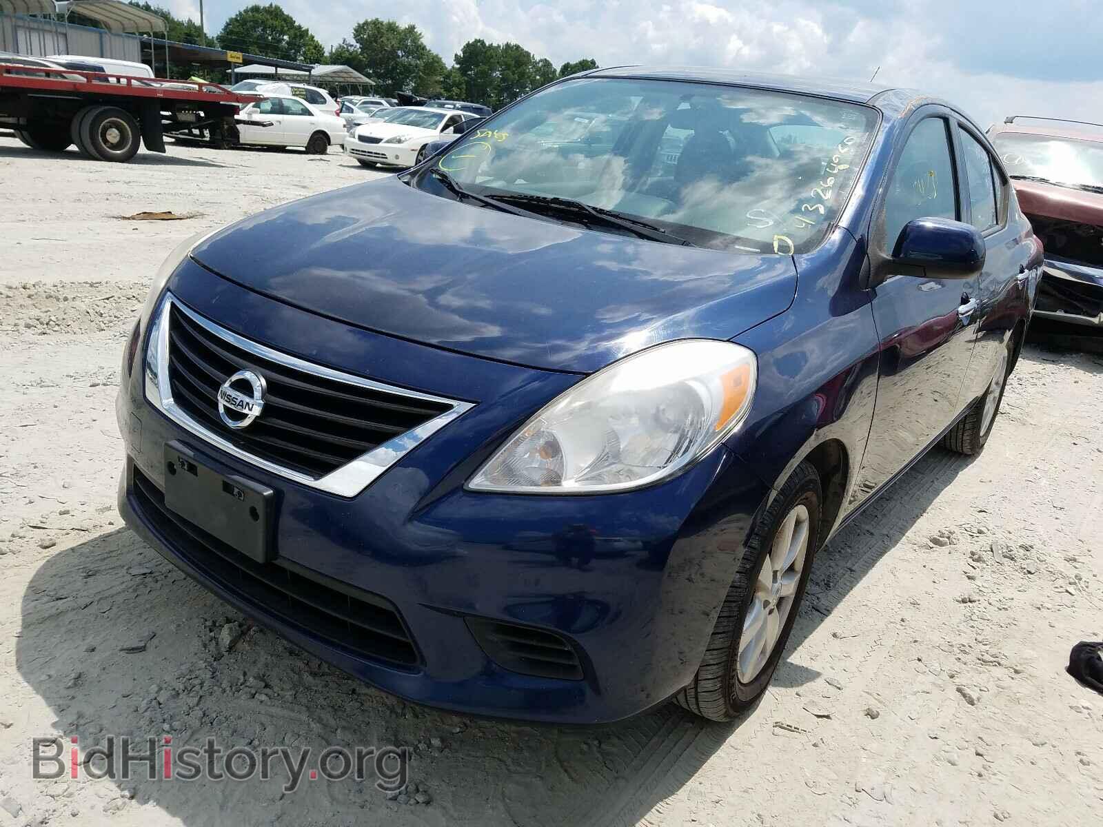 2014 NISSAN VERSA - VIN: 3N1CN7APXEL812065 - Фото 2