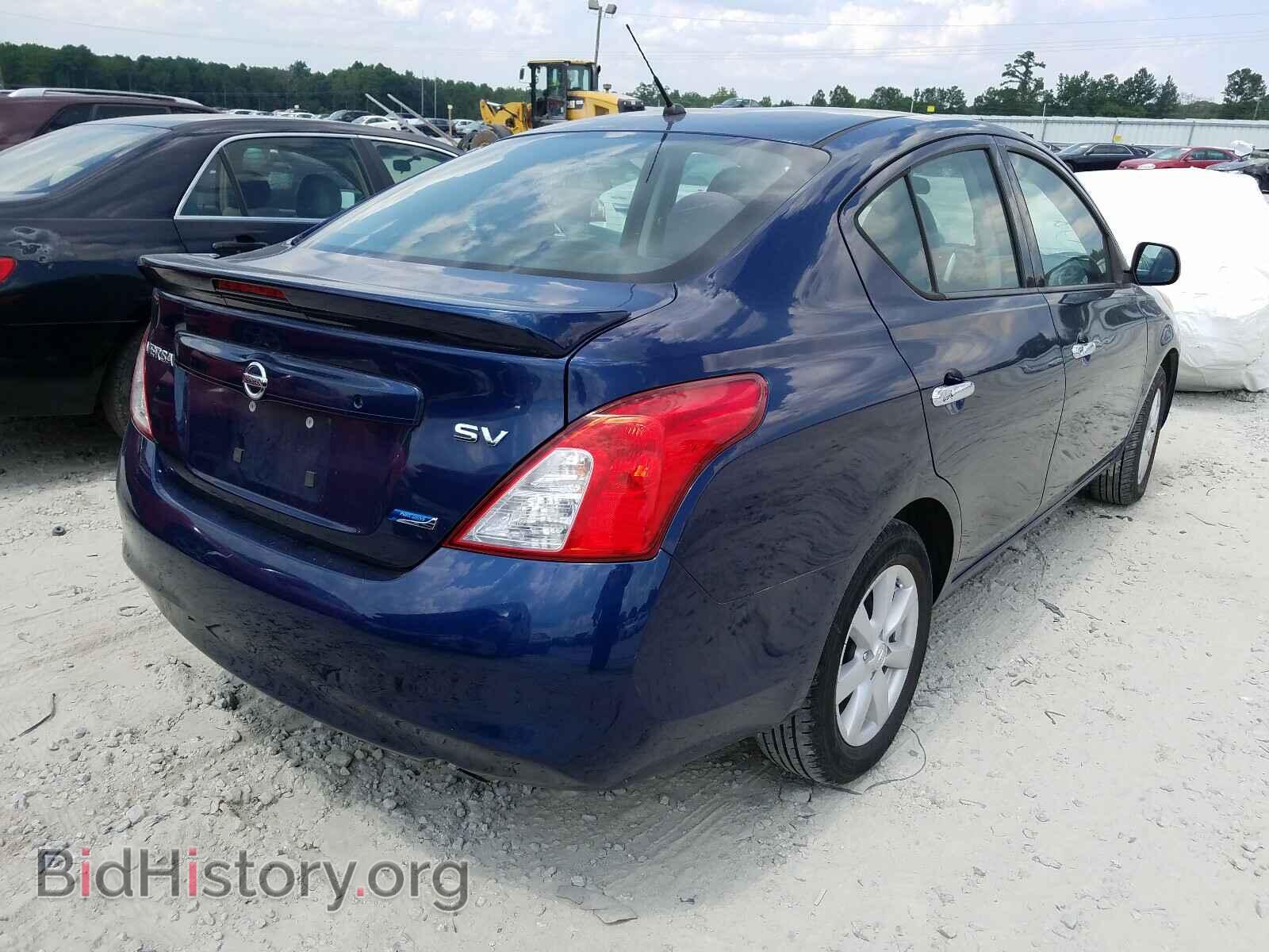 2014 NISSAN VERSA - VIN: 3N1CN7APXEL812065 - Фото 4