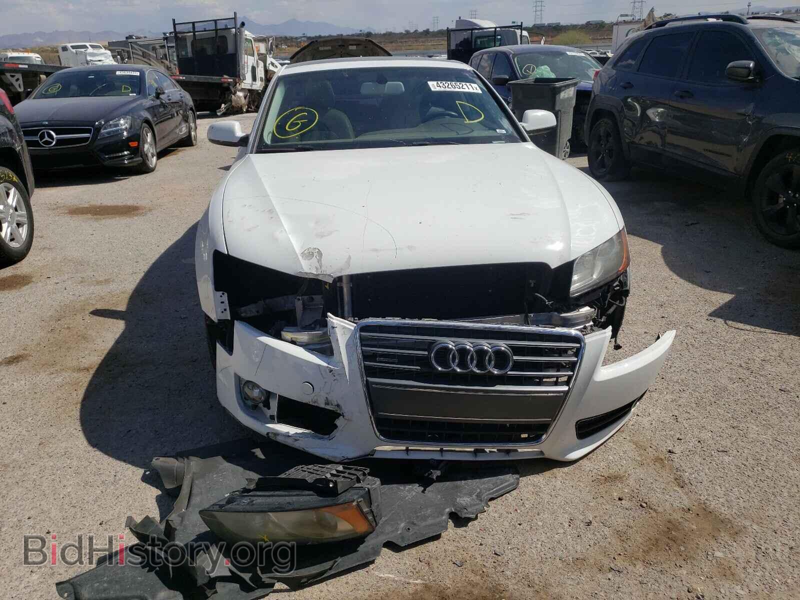 2012 AUDI A5 - VIN: WAUCFAFR5CA015385 - Фото 9