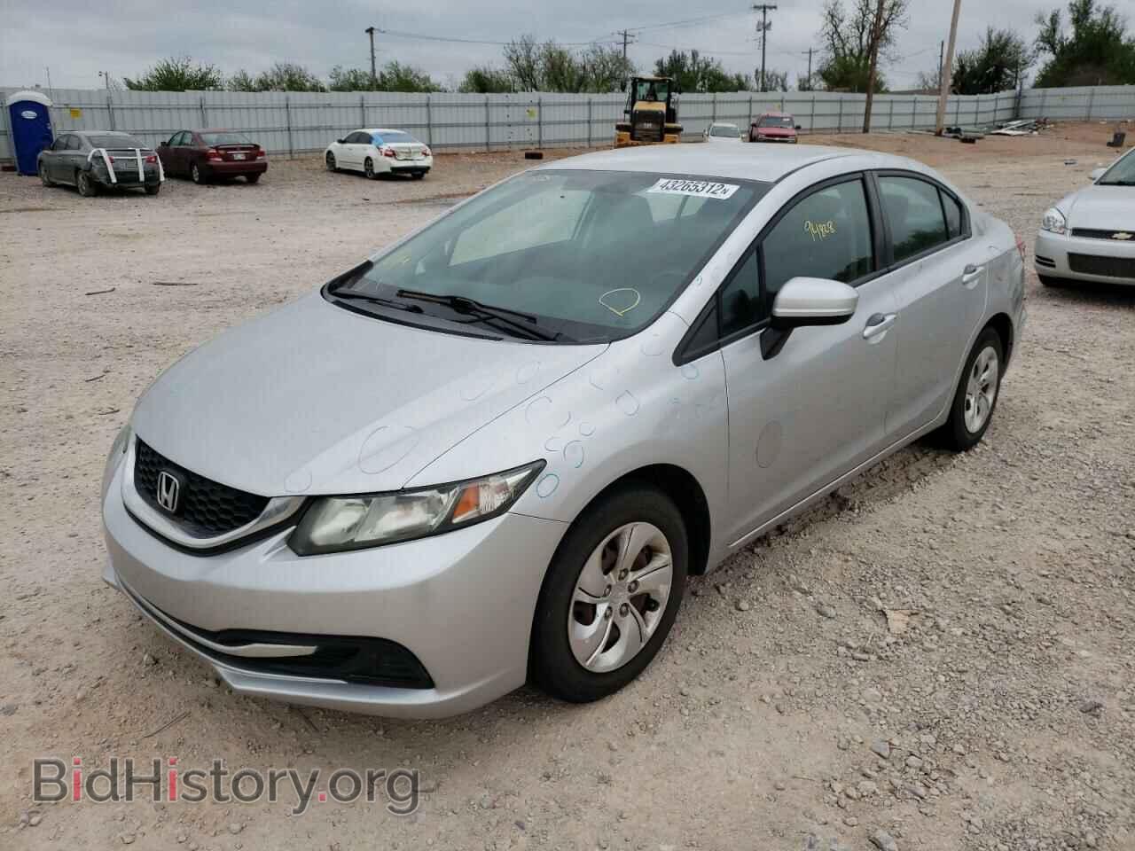 2014 HONDA CIVIC - VIN: 19XFB2F5XEE041835 - Фото 2
