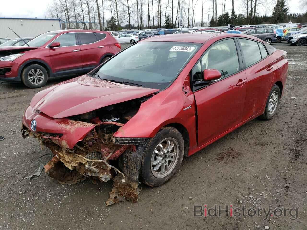 Photo JTDKARFU8G3523358 - TOYOTA PRIUS 2016