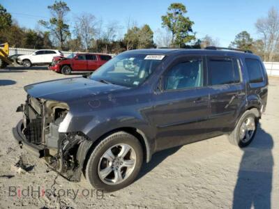 2014 Honda PILOT Pilot EXL, gray — VIN 5FNYF4H57EB023020, Copart