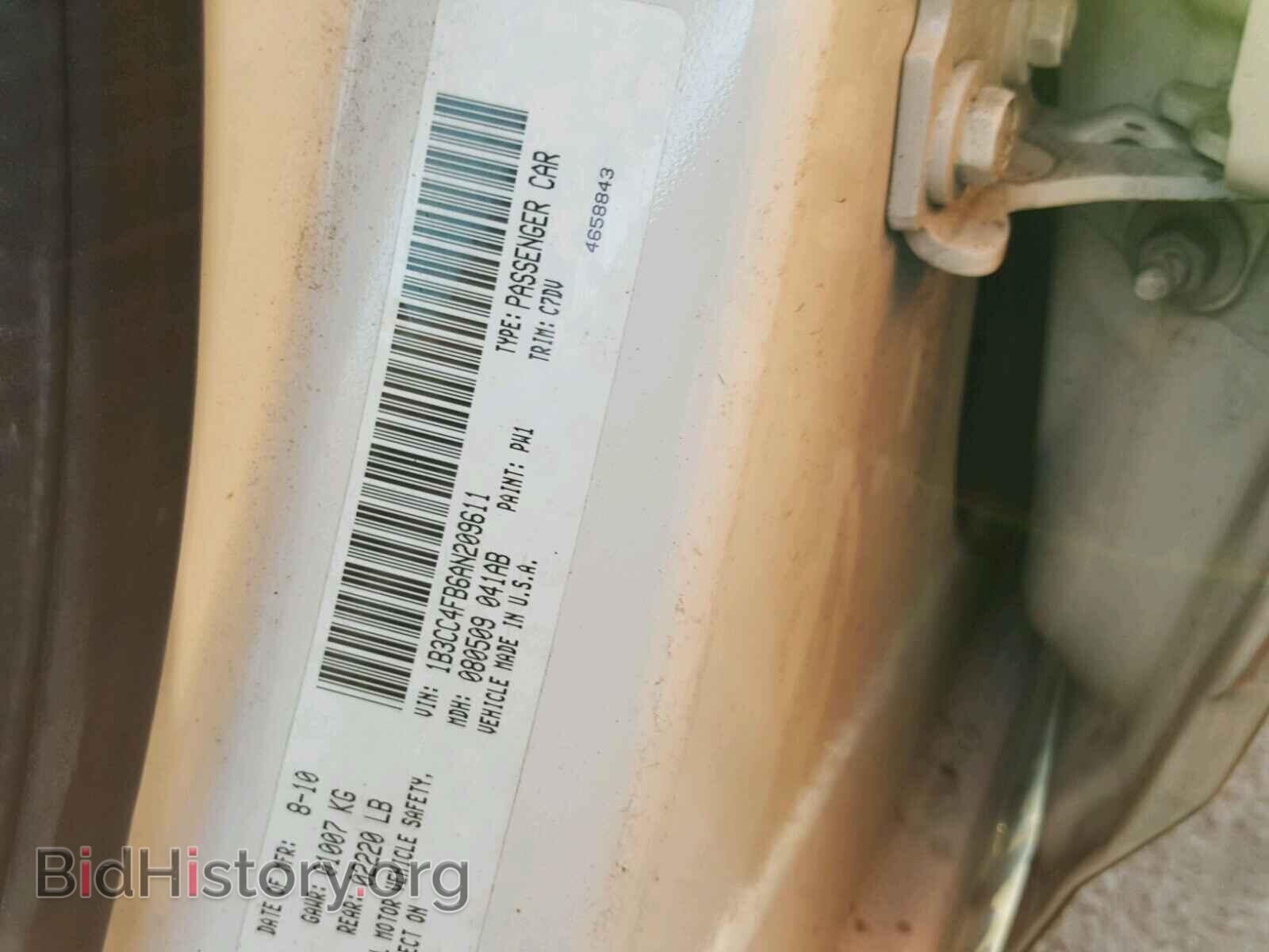 2010 DODGE AVENGER - VIN: 1B3CC4FB6AN209611 - Photo 10