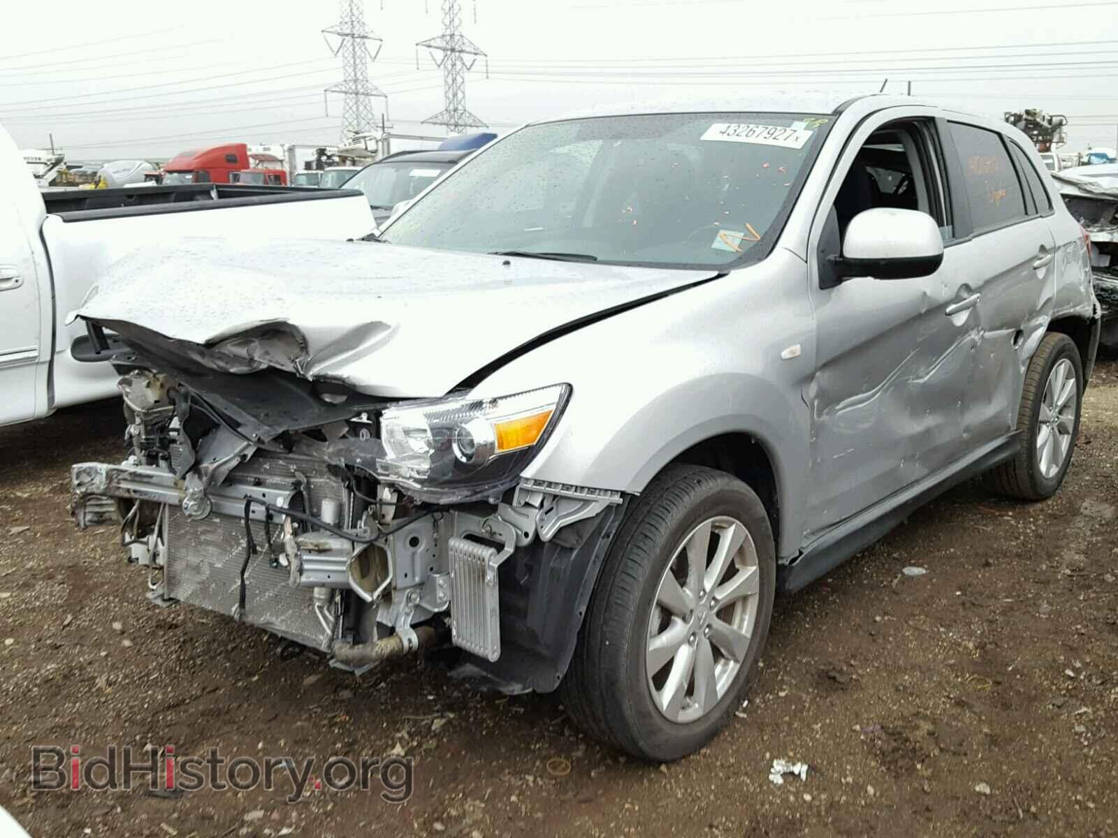2014 MITSUBISHI OUTLANDER - VIN: 4A4AP3AU4EE011153 - Фото 2