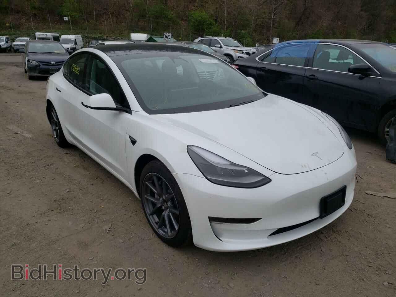 Photo 5YJ3E1EA3MF991739 - TESLA MODEL 3 2021