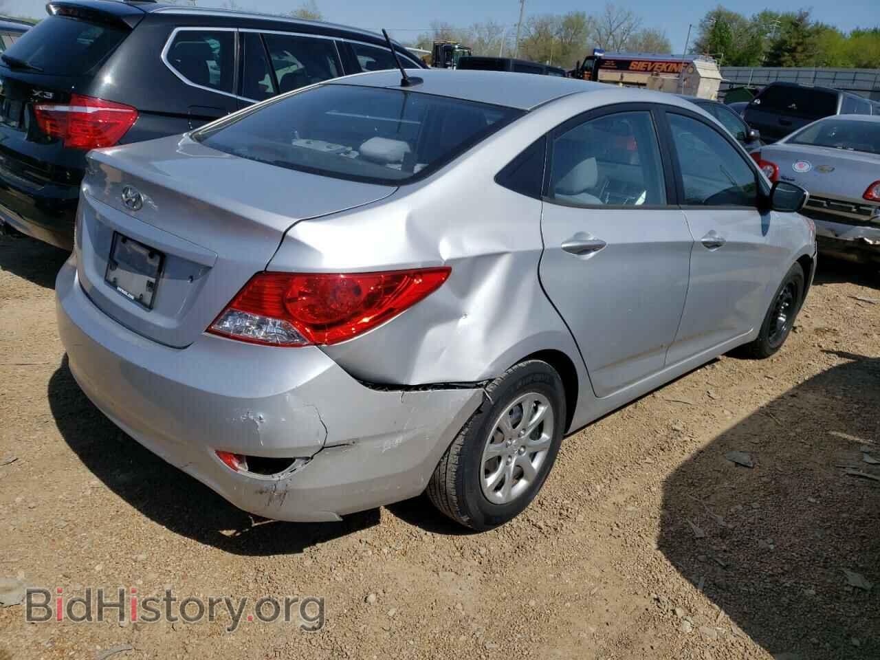 2013 HYUNDAI ACCENT - VIN: KMHCT4AE3DU553371 - Фото 4