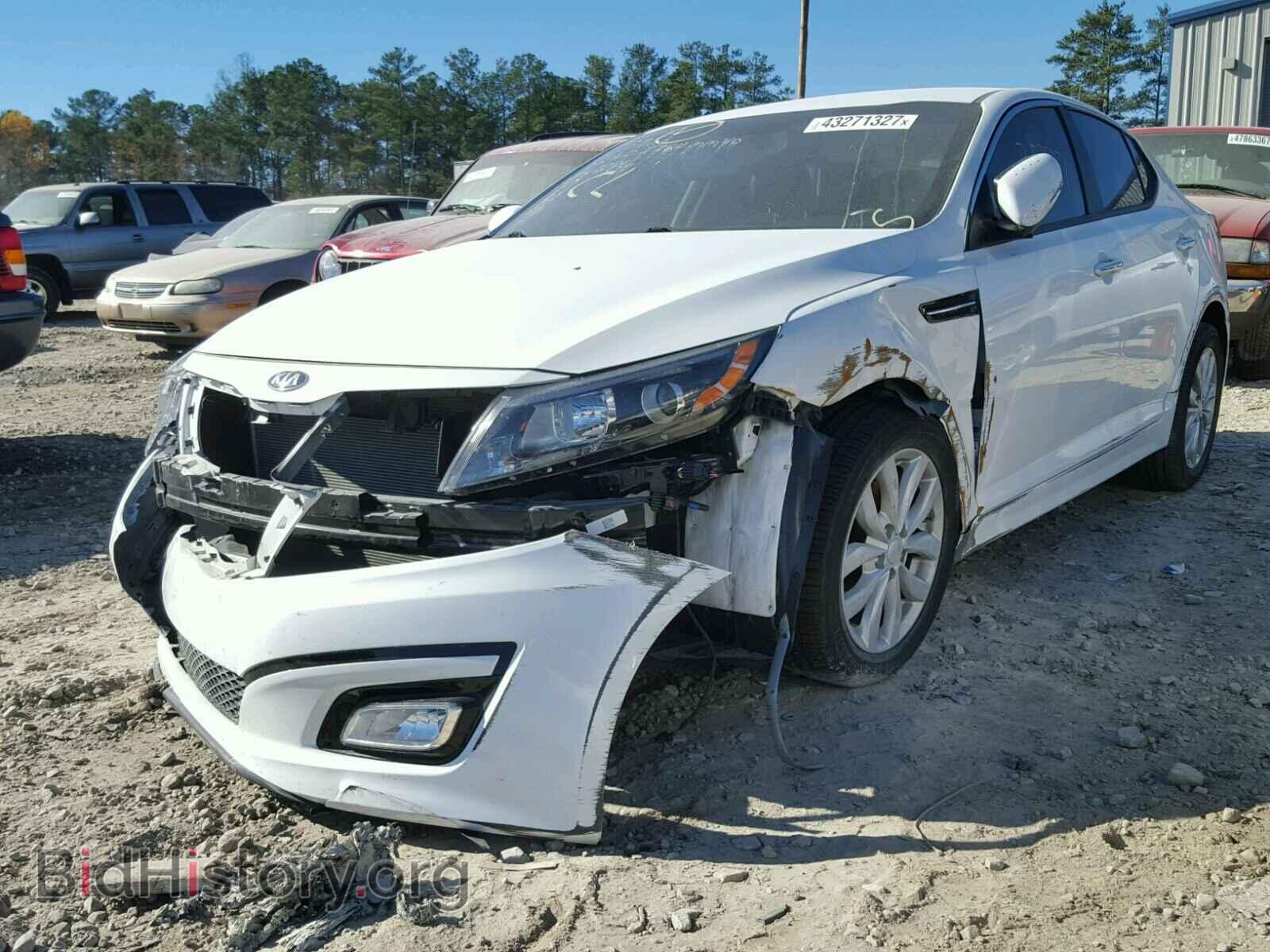 2014 KIA OPTIMA - VIN: 5XXGN4A75EG277557 - Фото 2