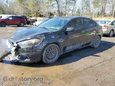 2015 Dodge DART Dart SXT, black — VIN 1C3CDFBB4FD205071, Copart