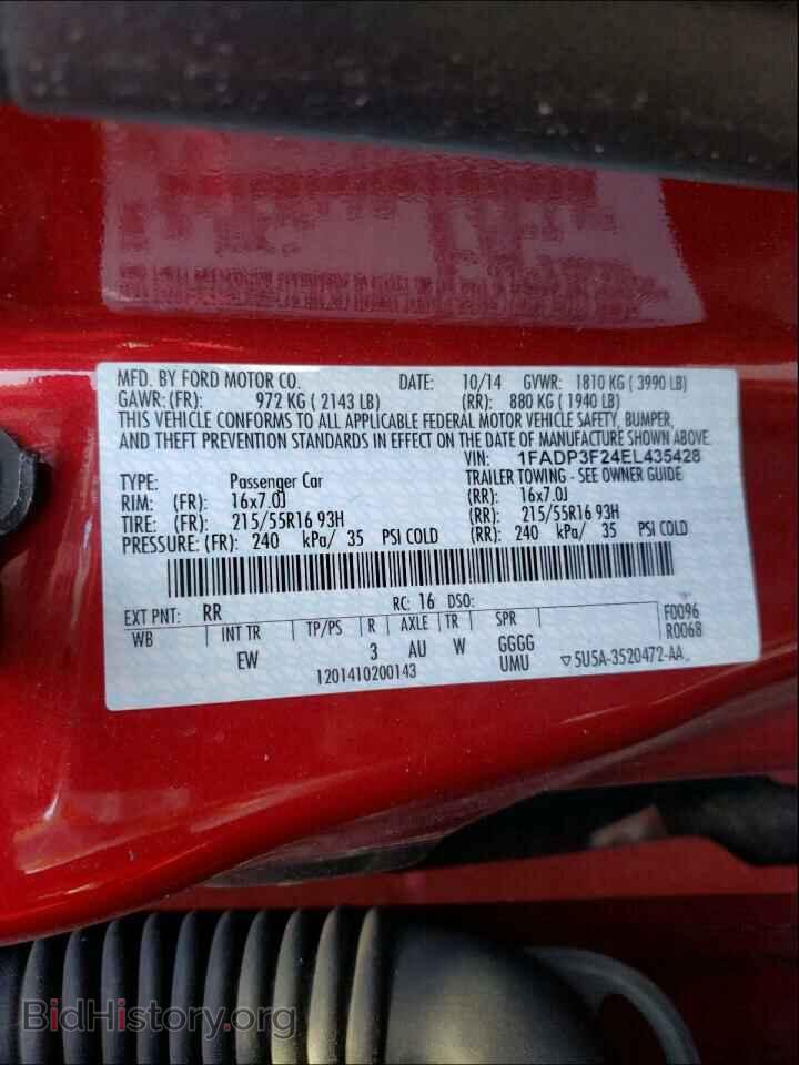 2014 FORD FOCUS - VIN: 1FADP3F24EL435428 - Photo 10